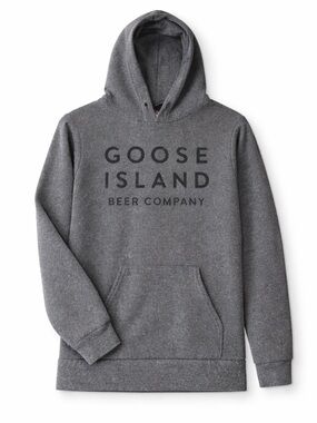 Goose Island Men's Gray Hoodie - Pullover
